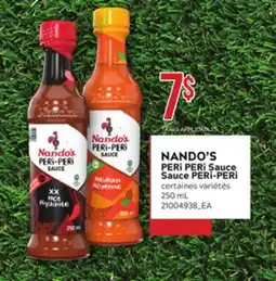 Provigo NANDO'S PERI PERI SAUCE, 250 mL offer