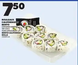 Provigo ROULEAUX CALIFORNIENS BENTO, 190-236 G offer