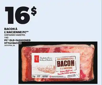 Provigo PC OLD-FASHIONED STYLE BACON, 1 KG offer
