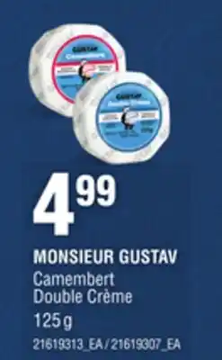 Provigo MONSIEUR GUSTAV CAMEMBERT DOUBLE CRÈME, 125 g offer