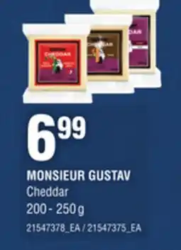 Provigo MONSIEUR GUSTAV CHEDDAR, 200 - 250 g offer