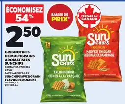 Provigo GRIGNOTINES DE MULTIGRAINS AROMATISÉES SUNCHIPS, 205 G offer