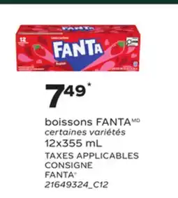 Provigo BOISSONS FANTA, 12x355 mL offer