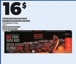 Provigo BATON ROUGE BBQ PORK BACK RIBS offer