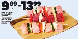 Provigo CHICKEN, BEEF OR PORK KEBAB offer