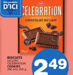 Marches Tradition LECLERC CÉLÉBRATION COOKIES offer