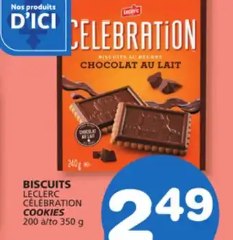 Marches Tradition LECLERC CÉLÉBRATION COOKIES offer