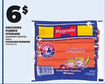 Provigo SAUCISSES FUMÉES HYGRADE, 450 G offer