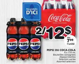 Marches Tradition PEPSI OR COCA-COLA offer