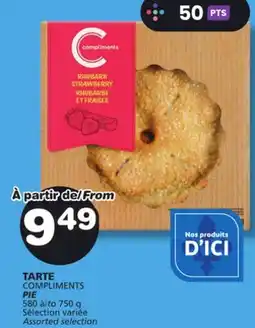 Marches Tradition COMPLIMENTS PIE offer