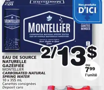 Marches Tradition MONTELLIER CARBONATED NATURAL SPRING WATER offer