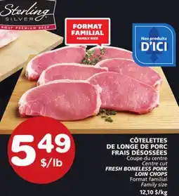 Marches Tradition FRESH BONELESS PORK LOIN CHOPS offer