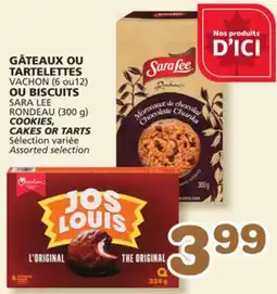 Marches Tradition SARA LEE RONDEAU COOKIES, CAKES OR TARTS offer