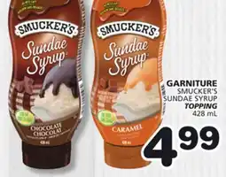 Marches Tradition SMUCKER'S SUNDAE SYRUP offer