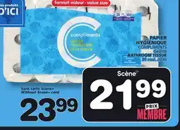 Marches Tradition COMPLIMENTS Géants BATHROOM TISSUE offer