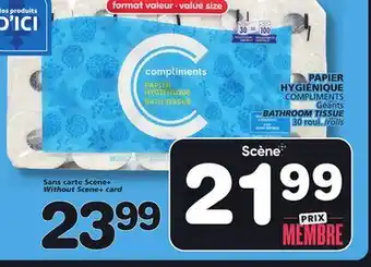Marches Tradition COMPLIMENTS Géants BATHROOM TISSUE offer