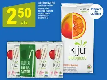 Maxi JUS BIOLOGIQUE KIJU | ORGANIC JUICE, 1 L OR 4X200 ML offer