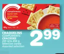 Marches Tradition COMPLIMENTS CRACKERS offer