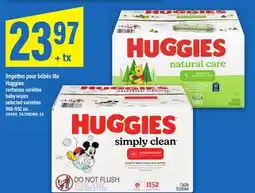 Maxi LINGETTES POUR BÉBÉS 16X HUGGIES | BABY WIPES, 960-1152 UN offer
