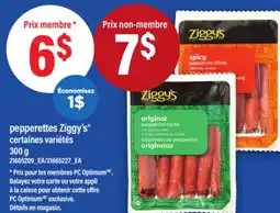Maxi PEPPERETTES ZIGGY'S , 300 G offer