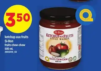 Maxi KETCHUP AUX FRUITS SI-BON | FRUITS CHOW-CHOW, 500 ML offer