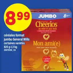 Maxi CÉRÉALES FORMAT JUMBO GENERAL MILLS, 825 g-1,3 kg offer