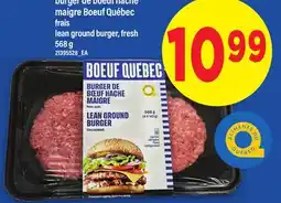 Maxi BURGER DE BOEUF HACHÉ MAIGRE BOEUF QUÉBEC FRAIS | LEAN GROUND BURGER, FRESH, 568 G offer
