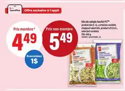 Maxi KITS DE SALADE HACHÉ PC | CHOPPED SALAD KITS, 285-369 G offer