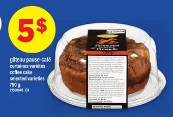 Maxi GÂTEAU PAUSE-CAFÉ | COFFEE CAKE, 750 G offer