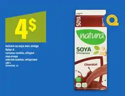 Maxi BOISSON AU SOYA AVEC OMÉGA NATUR-A | SOYA OMEGA, 1,89 L offer