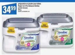 Maxi PRÉPARATION EN POUDRE POUR BÉBÉS ÉTAPE 1 ET 2 PRO ADVANCE SIMILAC | POWDER FORMULA, 584 G offer