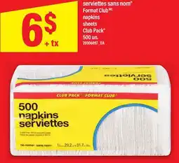 Maxi SERVIETTES SANS NOM | NAPKINS SHEETS, 500 UN offer
