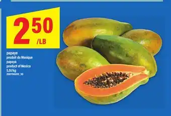 Maxi PAPAYE offer