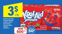 Maxi BOISSONS AUX FRUITS JAMMERS KOOL-AID | FRUIT BEVERAGE, 10x180 mL offer