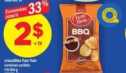 Maxi CROUSTILLES YUM YUM, 170/200 G offer