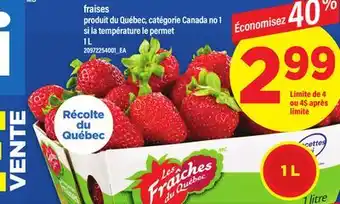 Maxi FRAISES,1 L offer