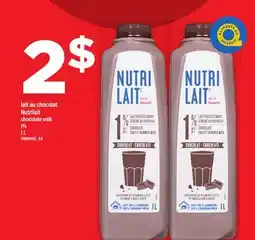 Maxi LAIT AU CHOCOLAT NUTRILAIT | CHOCOLATE MILK, 1 L offer
