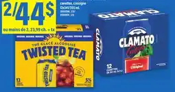 Maxi BOISSON DE MALT ALCOOLISÉE TWISTED TEA OU MOTTS CLAMATO, 12x341/355 mL offer