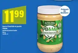 Maxi BEURRE D'ARACHIDE EN POUDRE PB & ME | POWDERED PEANUT BUTTER, 453 G offer