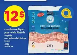 Maxi CREVETTES NORDIQUES POUR SALADE BLUETIDE | COLD WATER SALAD SHRIMP, 400 G offer