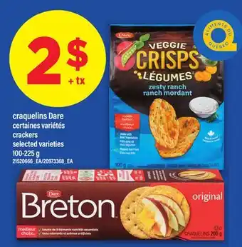 Maxi CRAQUELINS DARE | CRACKERS, 100-225 G offer