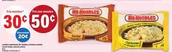 Maxi NOUILLES INSTANTANÉES MR. NOODLES, 85 G offer