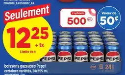 Maxi BOISSONS GAZEUSES PEPSI, 24X355 offer