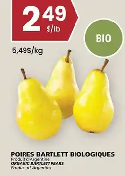 Rachelle-Bery Grocery ORGANIC BARTLETT PEARS offer