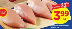 Maxi POITRINES DE POULET SANS PEAU | bone in chicken breast offer