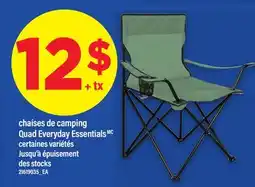 Maxi chaises de camping Quad Everyday Essentials offer