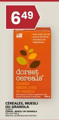 Rachelle-Bery Grocery DORSET CEREAL, MUESLI OR GRANOLA offer