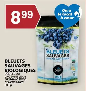 Rachelle-Bery Grocery DÉLICES DU LAC SAINT-JEAN ORGANIC WILD BLUEBERRIES offer