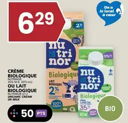 Rachelle-Bery Grocery NUTRINOR ORGANIC CREAM OR MILK offer