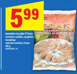 Maxi BOULETTES DE PÂTE O'TASTY, 567 G offer